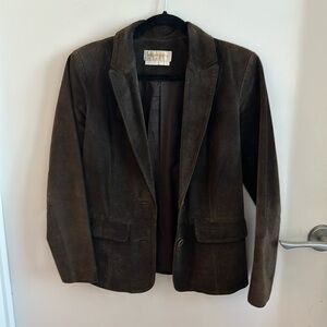 Vintage suede blazer